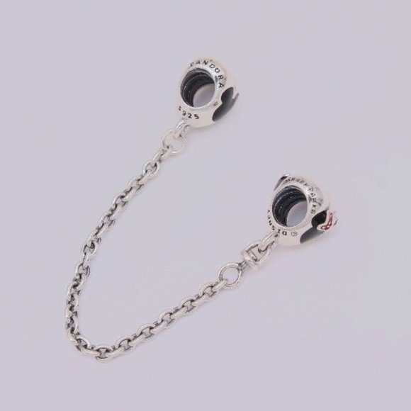 "LAST ONE" Pandora Mickey and Minnie Safety Chain Enamel - Picture 3 of 4